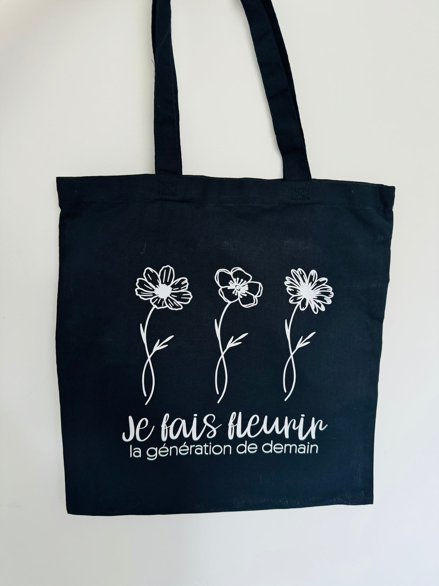 Tote bag « Je fais fleurir…»