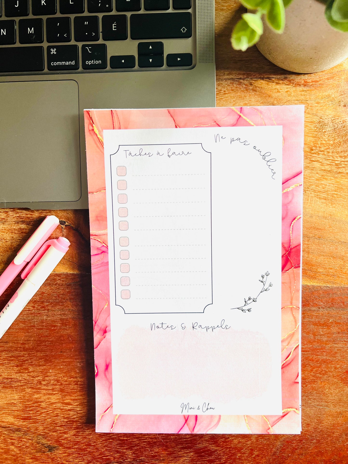 «To do list» rose/gold