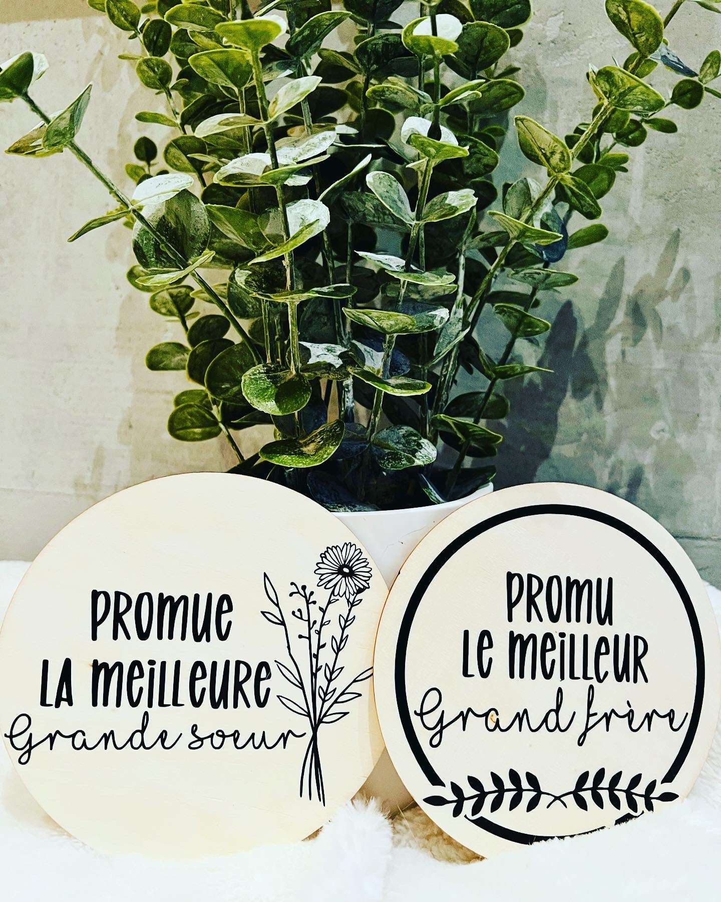 Pastille annonce grand frère/grande soeur