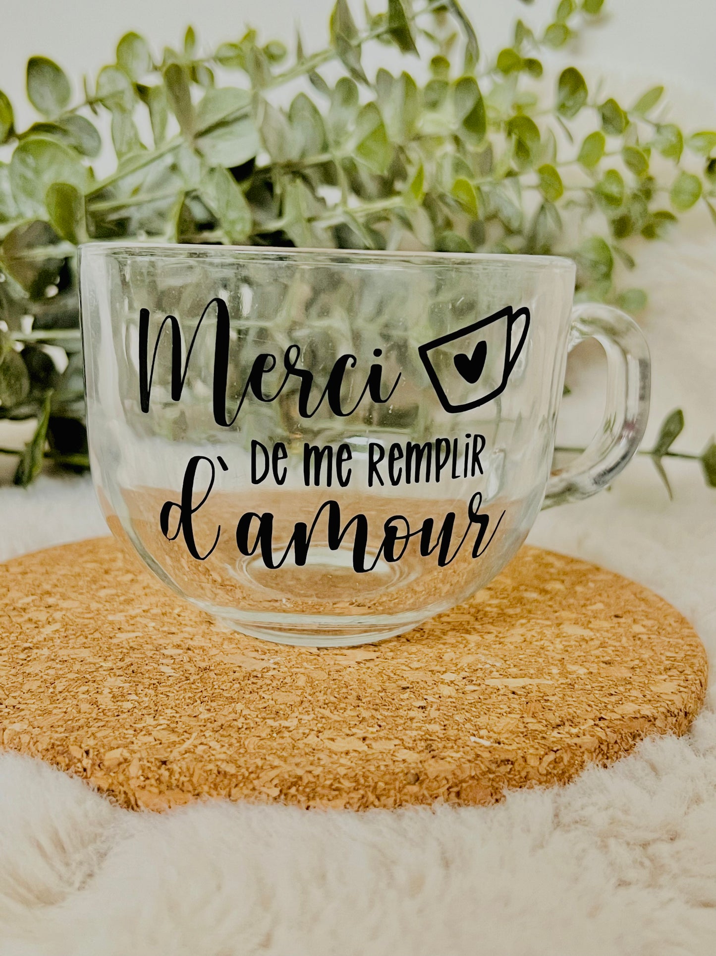 Autocollant « Merci de me remplir d’amour»